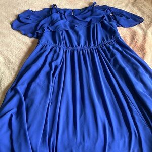 Torrid size 1 purple chiffon dress